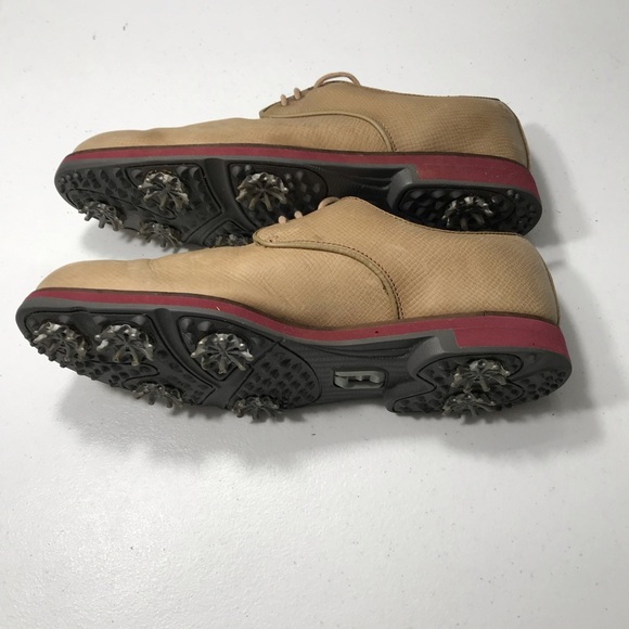 Footjoy City Golf Tan Leather Men\'s Shoes Size 8.5M SB-04 main image 4